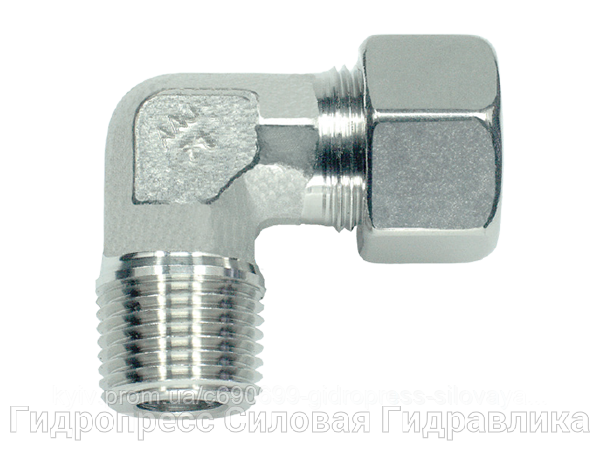 Угловое трубное соединение резьба конусная с накидной гайкой типа SC ...