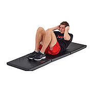 Мат гімнастичний жорсткий York Fitness 5 см чорний, фото 2