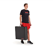 Мат гімнастичний жорсткий York Fitness 5 см чорний, фото 4