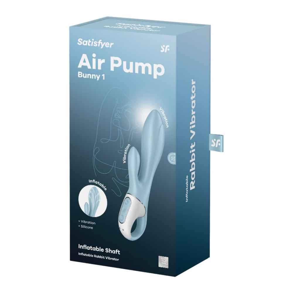 Вібратор — Satisfyer Air Pump Bunny 1 Секс-шоп для чоловіків і жінок, фото 1