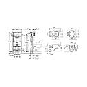 Комплект 4 в 1: Інсталяція Grohe Rapid SL 3 в 1 38772001 + Унітаз безободковий Kroner Oker WHI533536 RIMLESS з сидінням Slim, фото 2