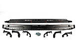 Бокові пороги Dakar V1 з LED (2 шт, метал) для Toyota Hilux 2015- рр, фото 8