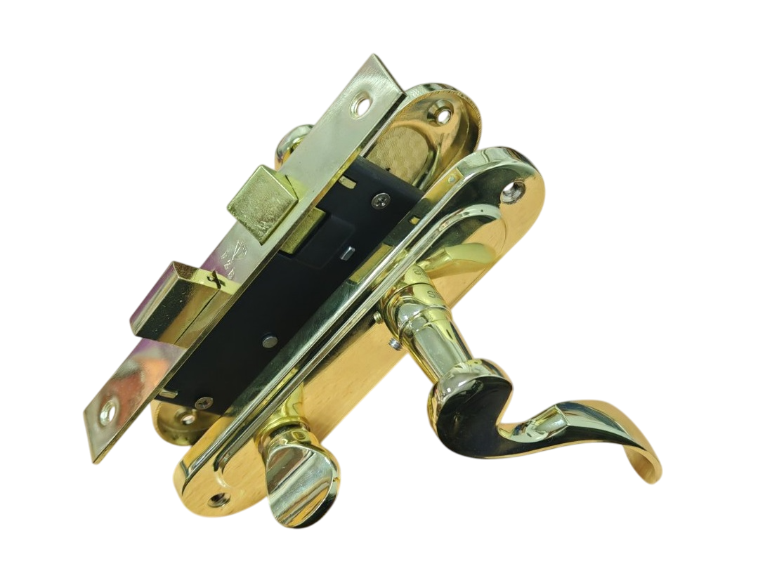 Замок для міжкімнатних дверей SIMFONIA PB WC 62 мм латунь