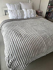 Плед Шарпей на овчині Євро Сірий, фото 3