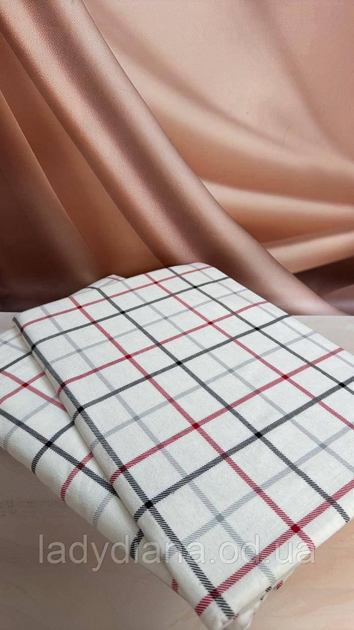 Простирадло байкове (з байки) 206×244 см з наволочкою тепле м'яке зимове натуральне 100% бавовна Туреччина, фото 1