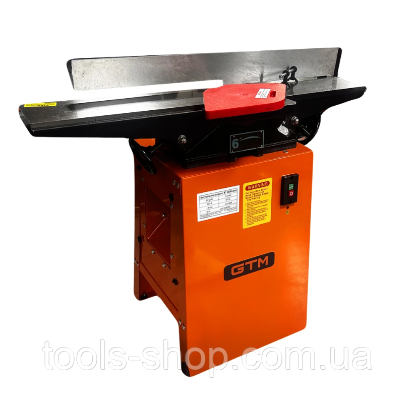 Верстат фугувальний GTM SP-150 : 750Вт, 220 В, фото 1