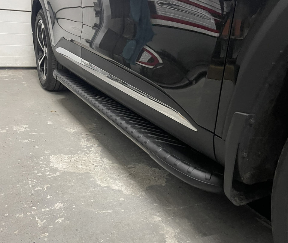 Бокові пороги Bosphore Black (2 шт., Алюміній) для MG HS 2018- рр, фото 1