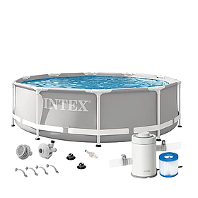 Басейн Intex 26702 каркасний Ø 305 х 76, ф-р насос