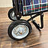 Складана сумка-візок на металевих колесах 31×25×85 см | Сумка для покупок на колесах, фото 5