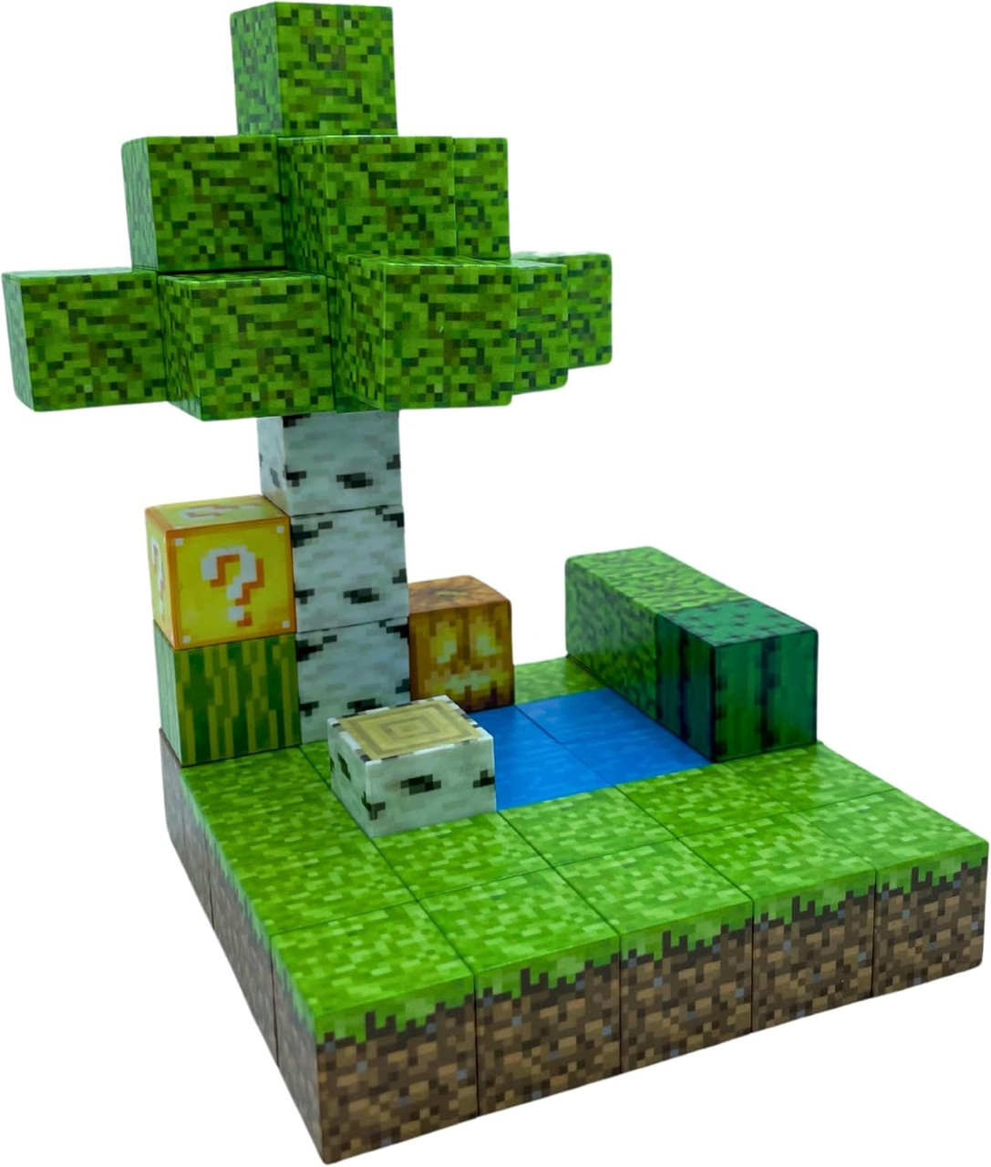 Магнітний конструктор із кубиків Міні ліс 48 шт. Minecraft Magnetic Cube H039 - кубики Майнкрафт, фото 1