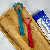 Набір скребків для язика Curaprox (зелений та рожевий), 2 шт