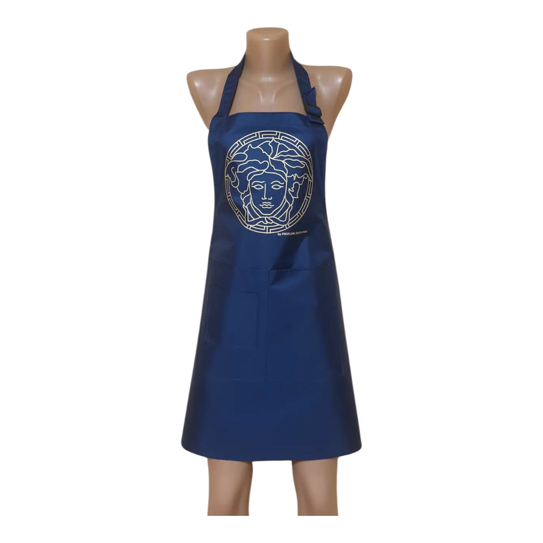 Фартух професійний PROFLINE CLASSIC 60х75 см Синій для перукаря та майстра манікюру (Плащівка). Арт ВСК6075, фото 1