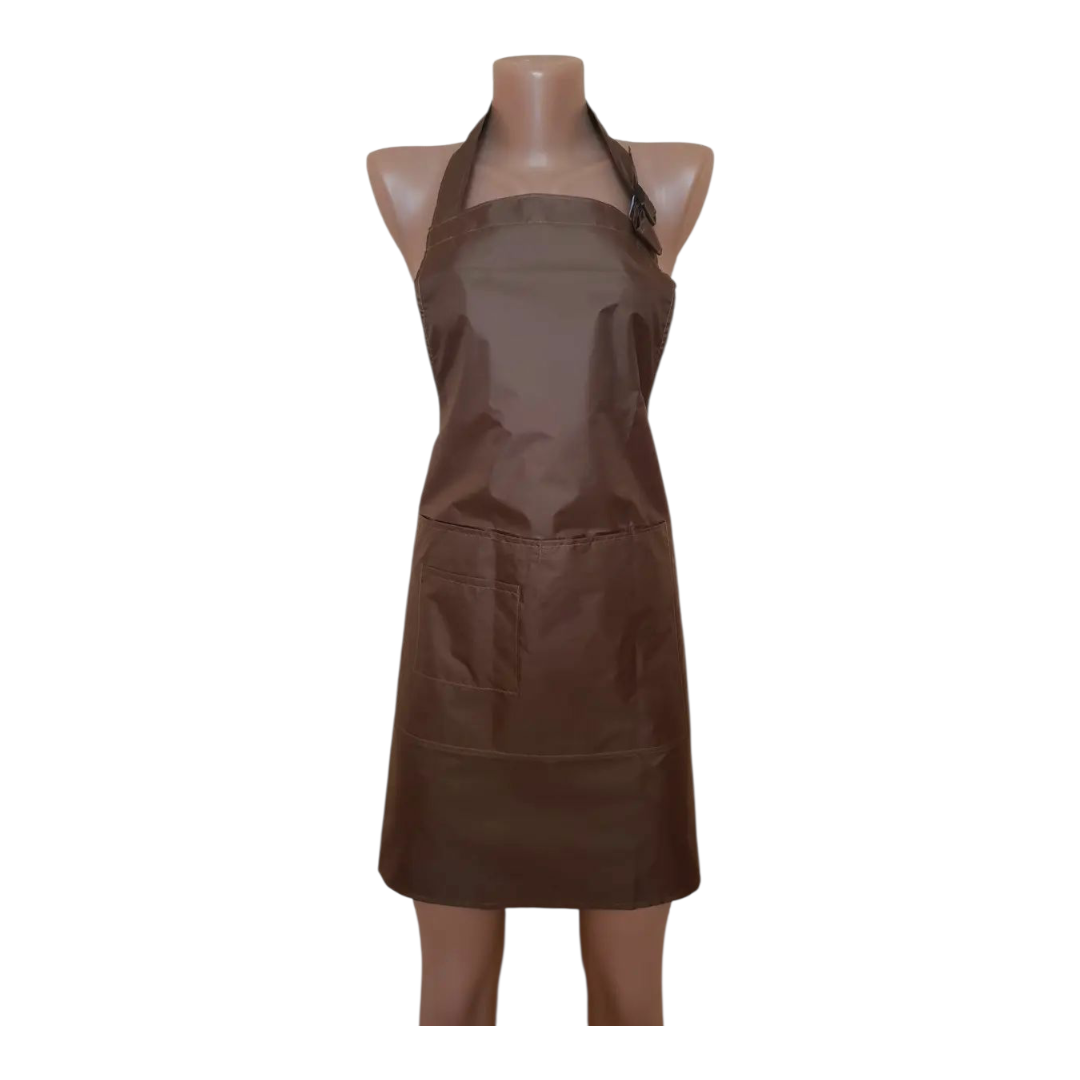 Фартух професійний PROFLINE CLASSIC 60х75 см Коричневий для перукаря та майстра манікюру (Плащівка). Арт ФКК6075, фото 1