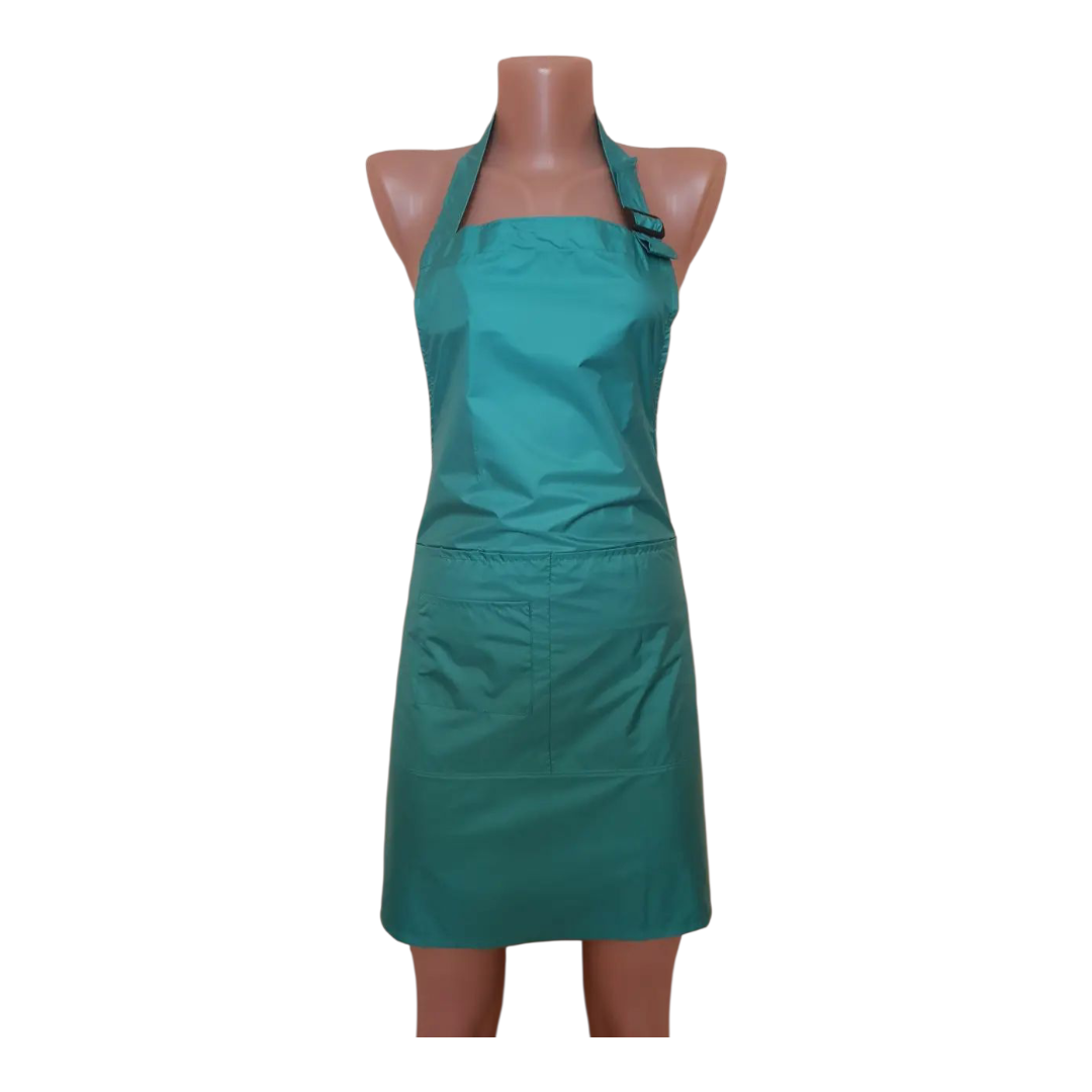 Фартух професійний PROFLINE CLASSIC 60х75 см Зелений для перукаря та майстра манікюру (Плащівка). Арт. ЗКФ6075, фото 1