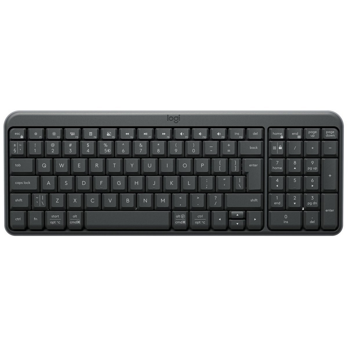 Клавiатура бездротова Logitech K250 Graphite (920-013822), фото 1