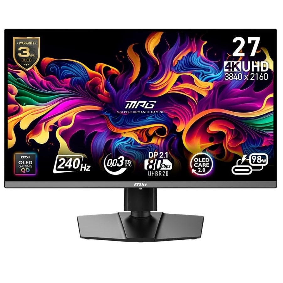 Монітор MSI 26.5" MPG 272URX QD-OLED Black 240Hz, фото 1