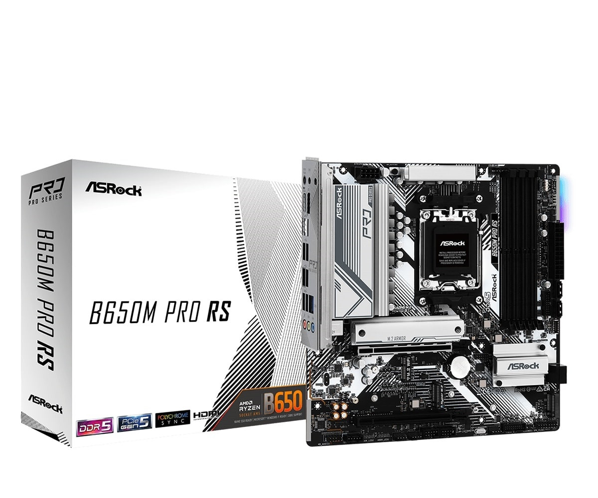 Материнська плата ASRock B650M PRO RS Socket AM5, фото 1