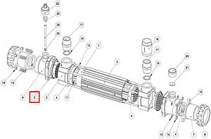Фітинг-корзина теплообмінника G2 Elecro, 2 шт.