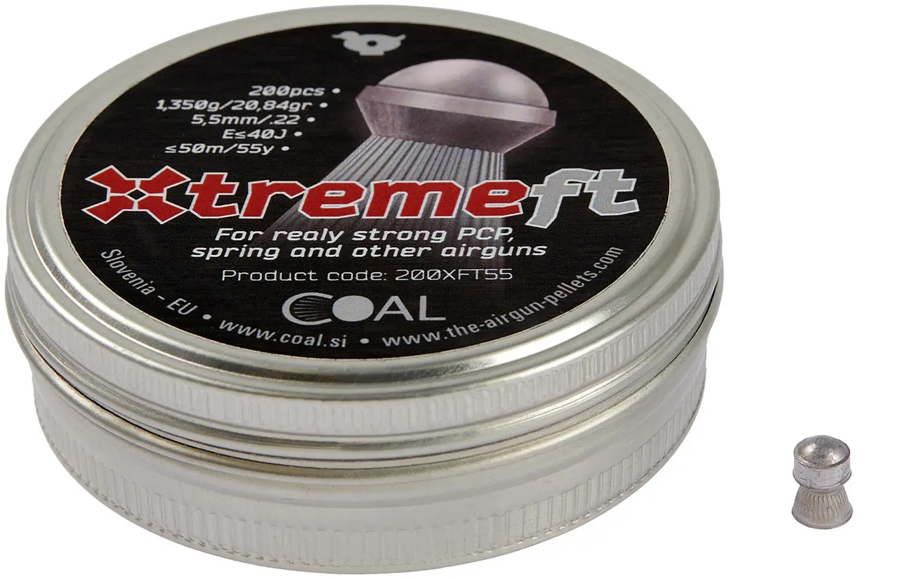 Кулі Coal Xtreme FT 5.5мм, 1.35г, 200шт JGR