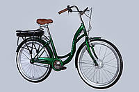 Велосипед с электроприводом 26" ST Dorozhnik eAQUAMARINE BH рама-17" 36В 12.5А*ч 350Вт зеленый YS 902 2025