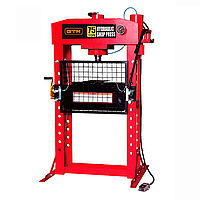 Прес пневмогідравлічний 75т GTM TY75021 з манометром (32938)