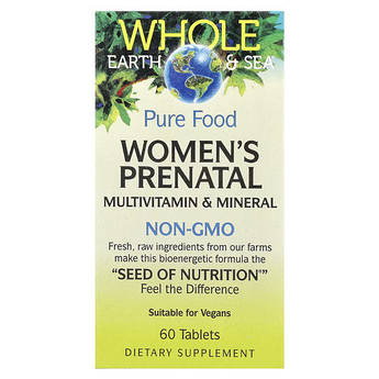 Natural Factors Women's Prenatal Multivitamin & Mineral 60 таблеток