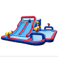 Надувний парк Costway Fun Kids з водними гірками (без вентилятора) -UKMarket-