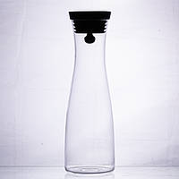 Скляний графин з кришкою 1 л для води, соку, лимонаду HP-19-42