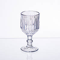 Набір чарок на ніжці 6 шт скляні чарки 50 (мл) Блакитний HP-19-71