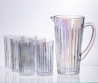 Глечик 1,2 літра зі склянками 6 штук по 320 (мл) HP-19-9