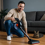 Портативний бездротовий ручний пилосос 2-в-1 RAF з потужністю 100 Вт., фото 3