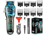 Машинка для стрижки волос 3 в 1 VGR чорний, фото 2
