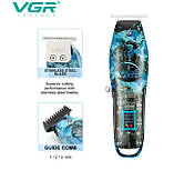 Машинка для стрижки волос 3 в 1 VGR чорний, фото 5