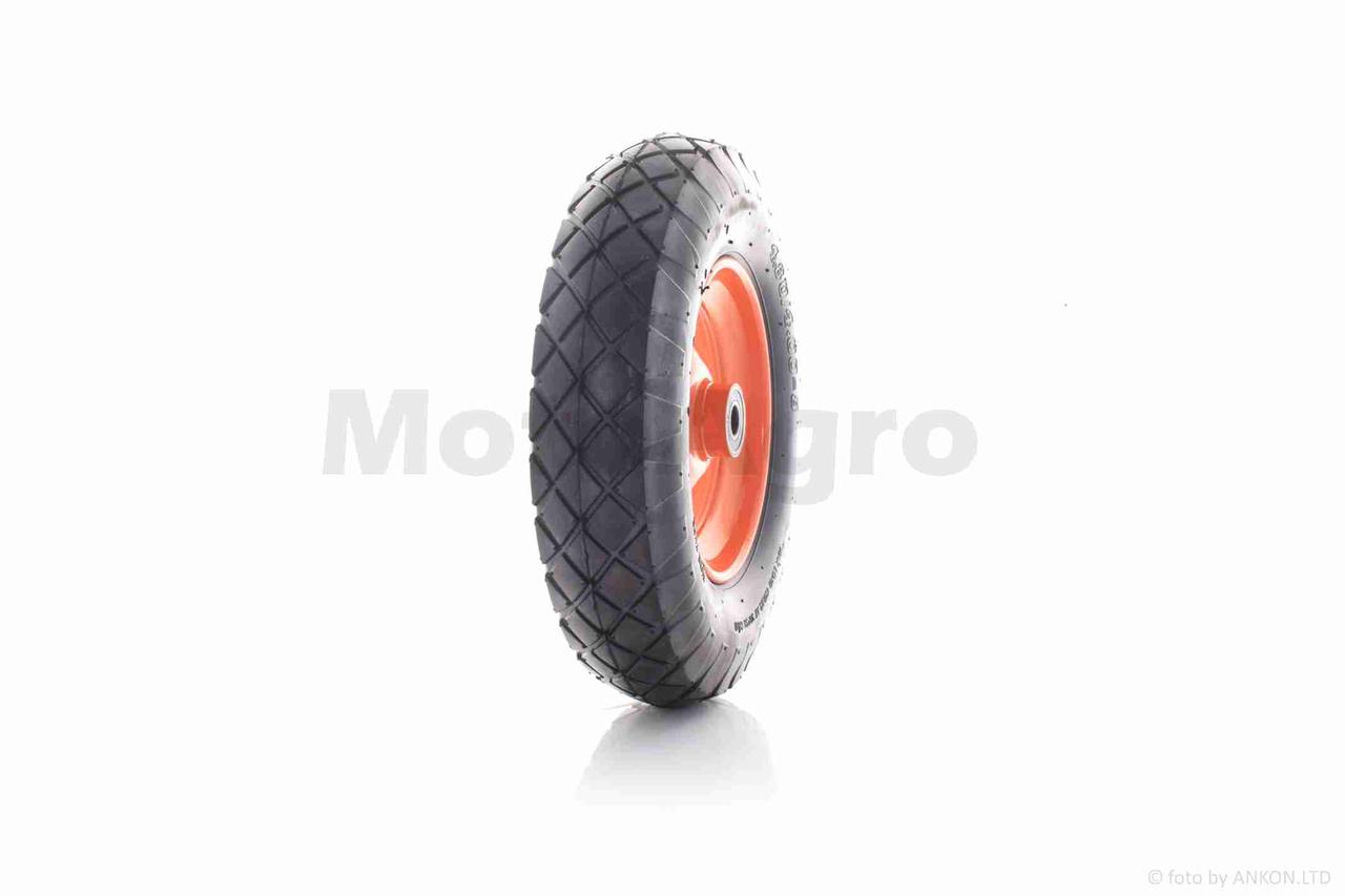 Колесо для тачки в зборі 4.00-8 (підшипник пневматичний 6204 Ø20), фото 1