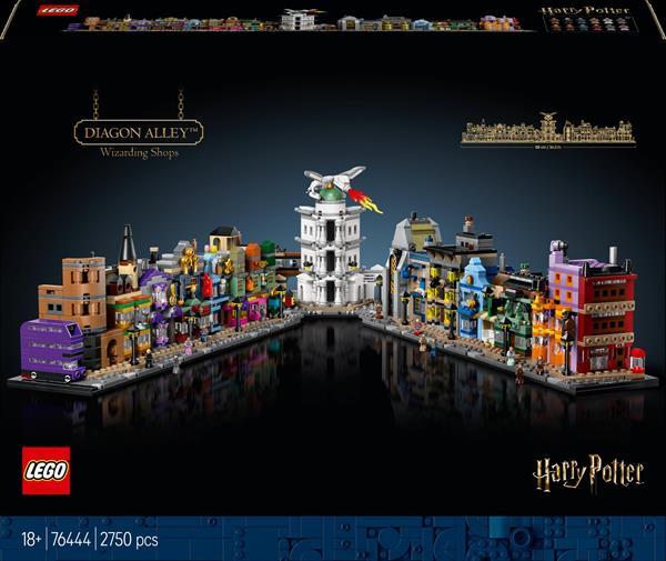 Конструктор LEGO Harry Potter Алея Діагон Колдовські магазини 2750 деталей (76444), фото 1