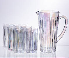 Глечик 1,2 літра зі склянками 6 штук по 320 (мл) HP-19-9