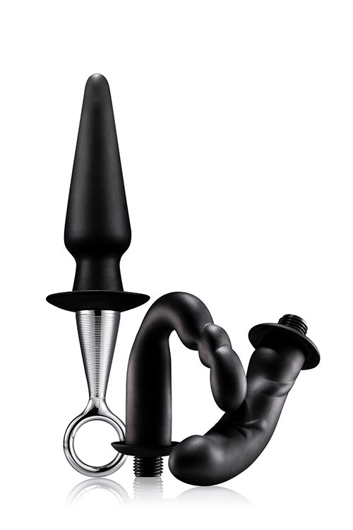 Чоловічий набір для простати DreamToys MENZSTUFF 3 предмети, чорний, фото 1