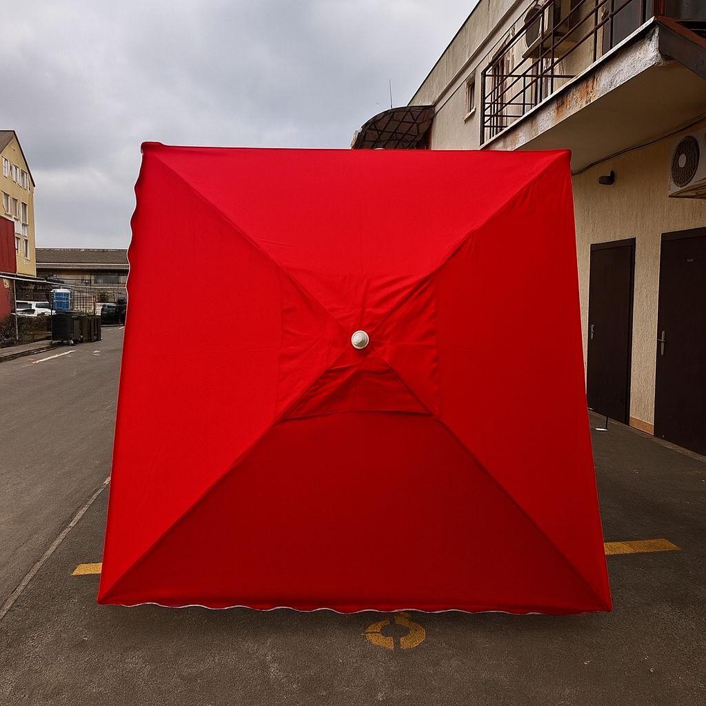 Зонт Monsen 2.5×2.5 м Premium Туреччина з вітровим клапаном, UV-захистом і регулюванням висоти, фото 1