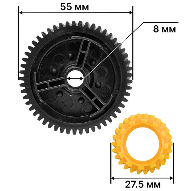 Шестерня стеклоподъемника Mazda 3 Premacy 5 6 CX-7 CX-9 RX-8