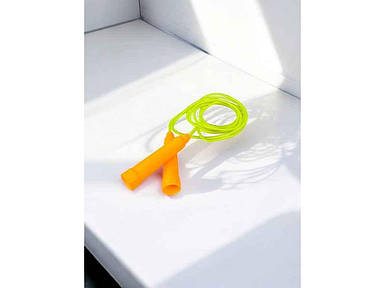 Скакалка 2,3м помаранчевий дитяча силікон м.2 ТМ SP