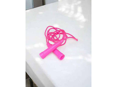 Скакалка 2,3м рожевий дитяча силікон м.2 ТМ SP