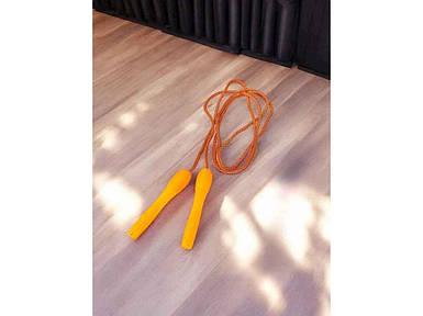 Скакалка 2,7м помаранчевий дитяча текстиль м.14 ТМ SP