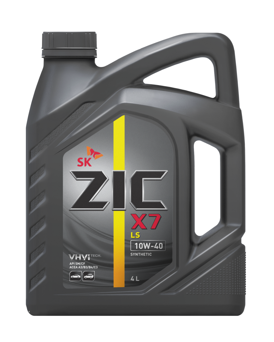 Напівсинтетична моторна олива Zic X7 10w-40 4 л