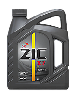 Полусинтетическое моторное масло Zic X7 10w-40 4л