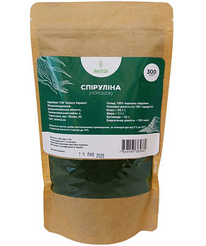 Порошок спіруліни 300 г ТМ Ahimsa, фото 1