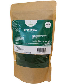 Порошок спіруліни 300 г ТМ Ahimsa, фото 3