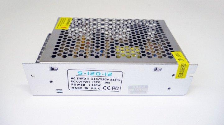 Блок живлення 12 V 10 A Metal 180573, фото 1