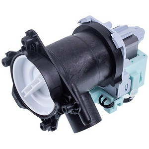 Помпа (насос) для пральної машини Bosch 00145777 (в зборі) 40 Вт (контакти спарені спереду, на 4 засувки), фото 1