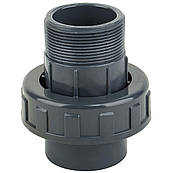 Муфта ПВХ Kripsol EHR30 50.C розбірна, із зовнішньою різьбою d50х2"