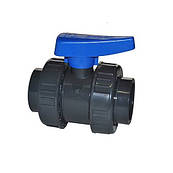 Кран кульовий ПВХ Effast d25 мм